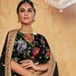 Black Floral Embroidered Lehenga Choli Set