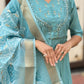 Elegant Handwork Roman Silk Kurti Set