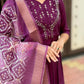 Elegant Handwork Roman Silk Kurti Set