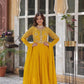Premium Faux Blooming Georgette Gown with Dupatta