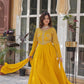 Premium Faux Blooming Georgette Gown with Dupatta