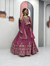Luxury Embroidered Gown Set with Dupatta