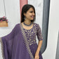 Luxury Embroidered Gown Set with Dupatta