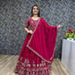 Luxury Embroidered Gown Set with Dupatta