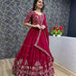 Luxury Embroidered Gown Set with Dupatta
