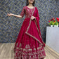 Luxury Embroidered Gown Set with Dupatta