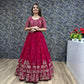 Luxury Embroidered Gown Set with Dupatta