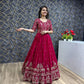 Luxury Embroidered Gown Set with Dupatta