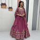 Luxury Embroidered Gown Set with Dupatta