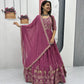 Luxury Embroidered Gown Set with Dupatta