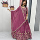 Luxury Embroidered Gown Set with Dupatta