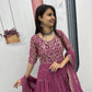 Luxury Embroidered Gown Set with Dupatta