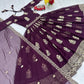Embroidered Fox Georgette Gown