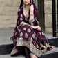Embroidered Fox Georgette Gown