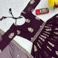 Embroidered Fox Georgette Gown