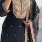 Elegant Cosmo Silk Embroidered Suit Set