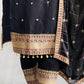 Elegant Cosmo Silk Embroidered Suit Set