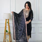 Elegant Cosmo Silk Embroidered Suit Set