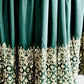 Glamorous Cinon Silk Gown-Pant Dupatta Set