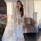 White & Gold Vichitra Silk Embroidered Sharara Set
