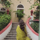 Designer Chinon Kurti, Sharara & Dupatta Set